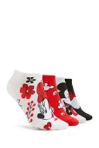 Forever21 Mickey & Minnie Mouse Graphic Ankle Socks - 5 Pack