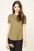 Forever21 Women's  Classic High-low Tee