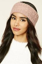 Forever21 Pink Twisted Knit Headwrap