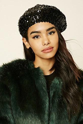 Forever21 Women's  Sequined Beret