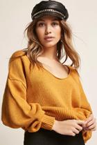 Forever21 Oversized Purl Knit Top
