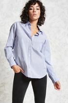 Forever21 Striped Button-up Shirt