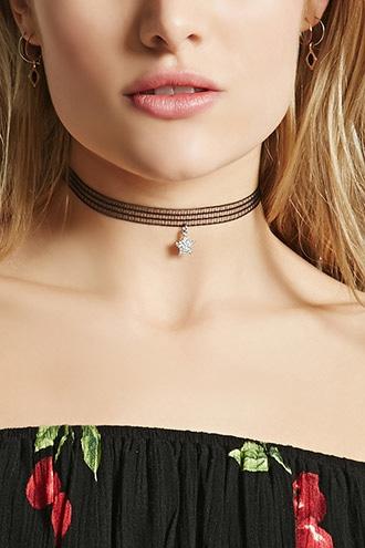 Forever21 Sheer Star Pendant Choker