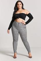 Forever21 Plus Size Gingham Ankle Pants