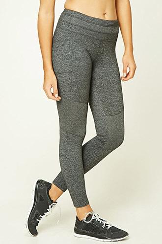 Forever21 Active Marled Knit Leggings