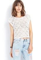Forever21 Boxy Open-knit Top
