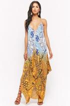 Forever21 R  By Raga Two-tone Printed Maxi Dress