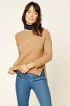 Love21 Women's  Contemporary Ribbed Knit Sweater