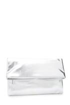 Forever21 Metallic Fold-over Clutch