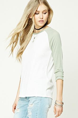 Forever21 Knit Baseball Tee