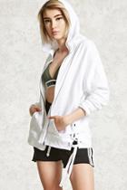 Forever21 Side Lace-up Hoodie