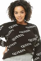 Forever21 Plus Size Queen Graphic Sweater