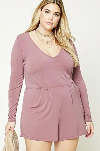 Forever21 Plus Size V-neck Romper