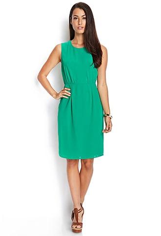 Forever21 Split-back Chiffon Dress