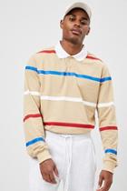 Forever21 American Stitch Striped Polo Shirt