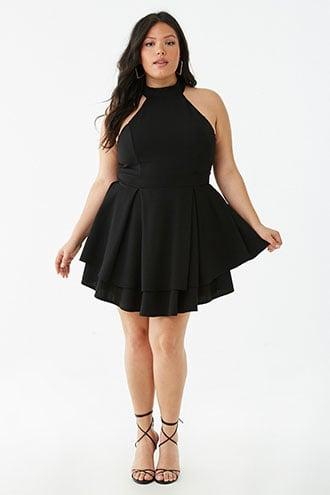Forever21 Plus Size Halter Mini Dress