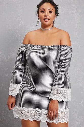 Forever21 Plus Size Gingham Tunic