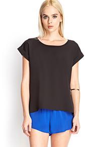Forever21 Semi-sheer Woven Top