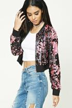 Forever21 Cropped Sequined Jacket