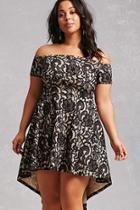 Forever21 Plus Size Lace High-low Dress
