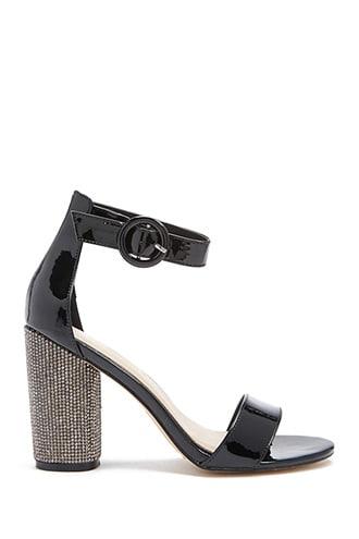Forever21 Amanda Harris Rhinestone Block Heels
