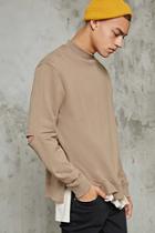 Forever21 High-neck Terry Sweatshirt