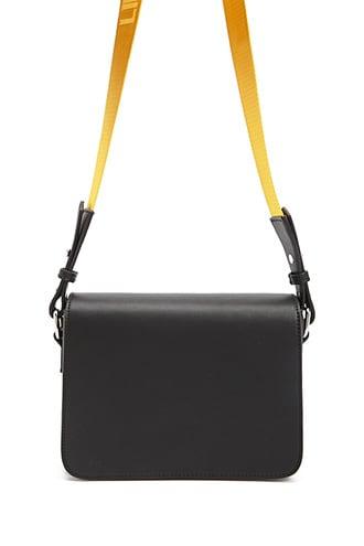 Forever21 Contrast Faux Leather Crossbody