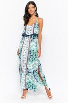 Forever21 Layered Floral Print Maxi Dress