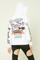 Forever21 1990 Graphic Zip-up Hoodie