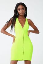 Forever21 Zip-front Bandage Mini Dress