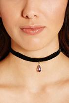 Forever21 Faux Crystal Choker