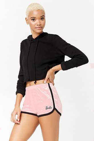 Forever21 Barbie Velvet Shorts