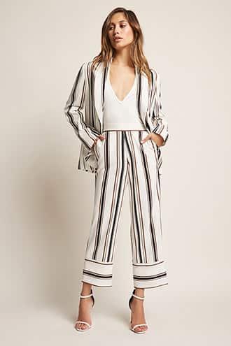 Forever21 Cropped Stripe Pants