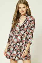 Forever21 Floral Self-tie Flare Dress