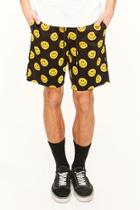 Forever21 Happy Face Drawstring Shorts