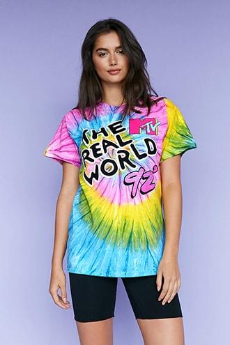 Forever21 Mtv The Real World Tie-dye Tee