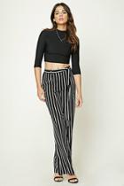 Forever21 Striped Palazzo Pants