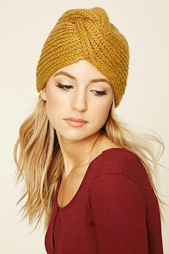 Forever21 Women's  Twist-front Beanie