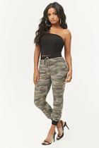 Forever21 Camo Print Knit Joggers