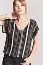Forever21 Tribal-inspired High-low Top