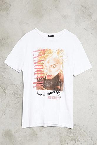 21 Men Men's  Madonna Graphic Band Tee