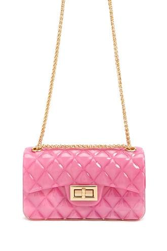 Forever21 Quilted Vinyl Crossbody