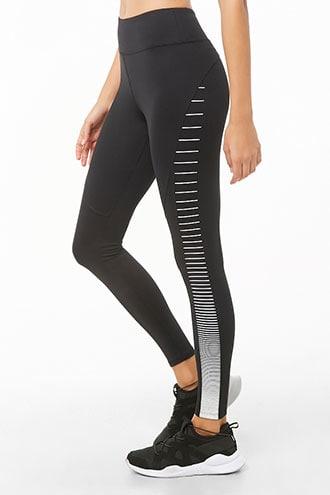 Forever21 Active Ladder Trim Leggings