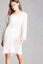 Forever21 Sheer Crochet Shift Dress