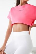 Forever21 Out Of Order Graphic Crop Top