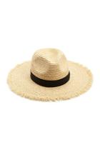 Forever21 Fringe-trim Panama Straw Hat