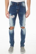 Forever21 Kdnk Faded Distressed Jeans
