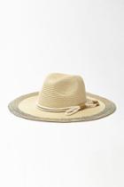 Forever21 Rope Trim Straw Hat