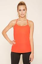 Forever21 Women's  Sunset Active Cutout-back Tank