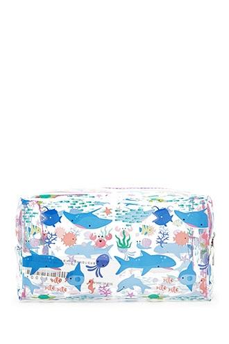 Forever21 Sea Creatures Clear Makeup Bag